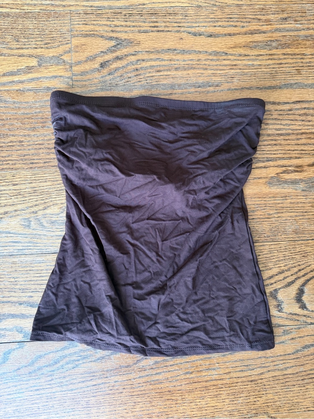 Strapless Top in Dark Brown